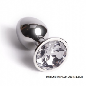 Gri Metal Anal Plug S