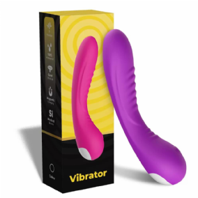 Manyetik Şarjlı G Nokta Uyarıcı Su Geçirmez Vibratör - Mor