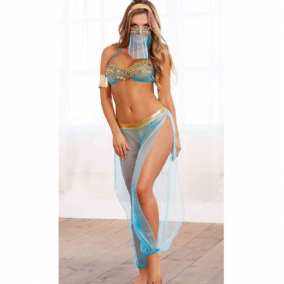 Mavi Dansöz Kostümü - MS8006