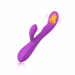 Modern Uyarıcılı Rabbit Vibratör Mor