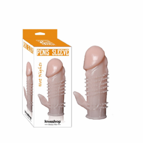Penis Sleeve Titreşimli Kılıf - Beyaz