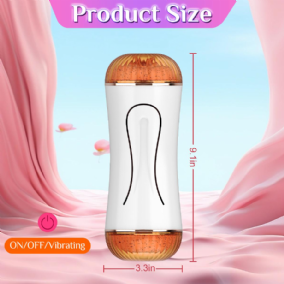 S3- Şarjlı Saklama Kutulu Ultra Realistik Çift Taraflı Güçlü Titreşimli Suni Vajina Mastürbatör