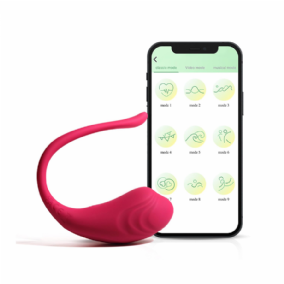 Telefon Kontrollü Modern Vibratör Pembe